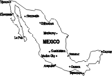 [karte mexico]